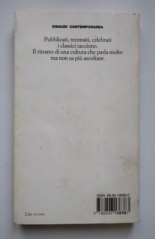 I classici nell'età dell'indiscrezione, Maurizio Bettini, Einaudi