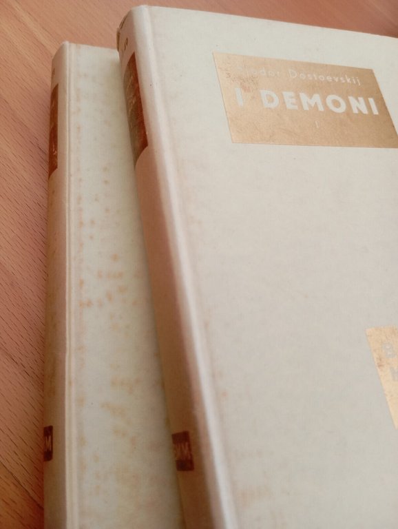 I demoni, Fjodor Dostoevskij, Introduzione di Remo Cantoni, due volumi …