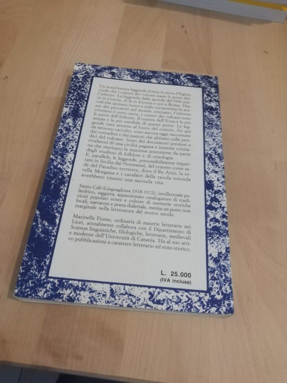 I diavoli del Gebel. Leggendario dell'Etna, Santo Calì, Gelka, 1995 …