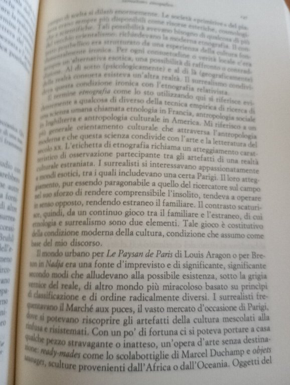 I frutti puri impazziscono, etnografia, letteratura e arte, James Clifford, …
