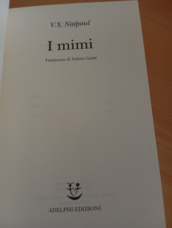 I mimi, V. S. Naipaul, Adelphi, 2011 | Immagine Gallery 13