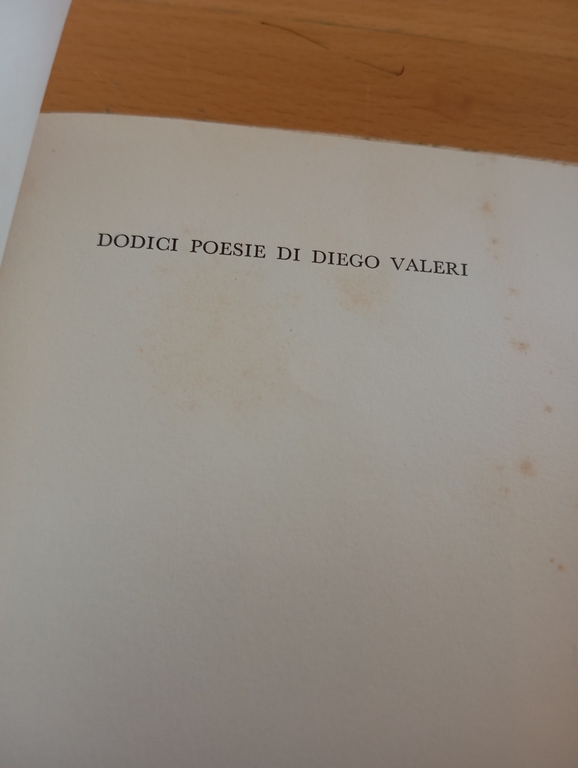 I nuovi giorni, Diego Valeri, dodici poesie, All'insegna del Pesce … | Immagine Gallery 5