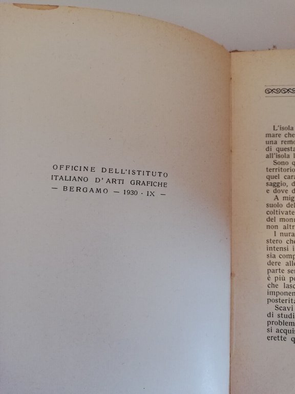 I nuraghi ed i loro abitatori, Antonio Taramelli, 1930, Istituto …