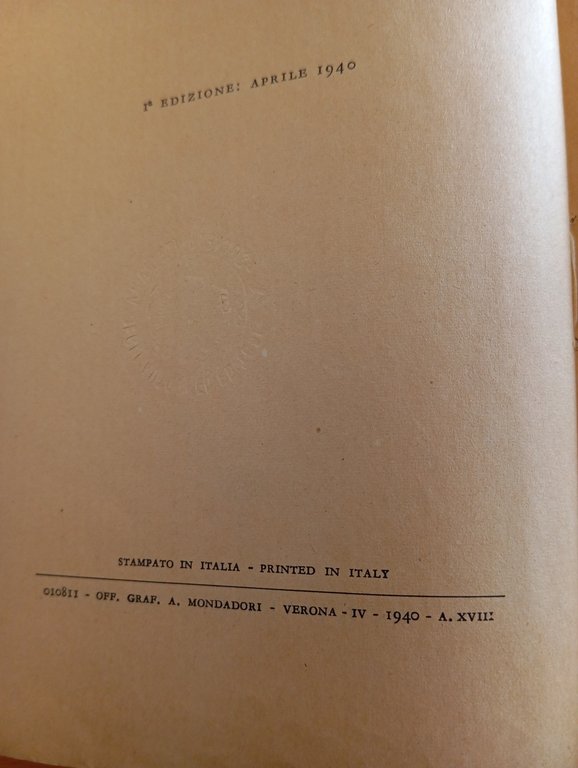 I promessi sposi, Alessandro Manzoni, Mondadori, Piero Nardi, 1940
