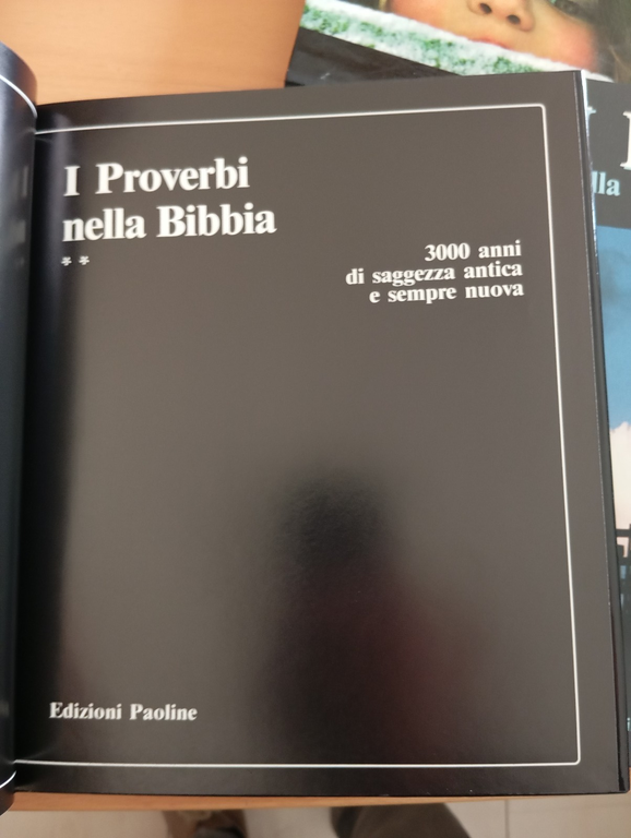 I proverbi nella Bibbia, due volumi e cofanetto, Edizioni Paoline, …