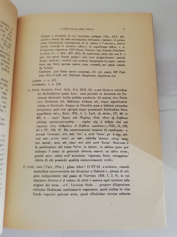 I sabini e la loro lingua, Maria Grazia Bruno, 1969, …