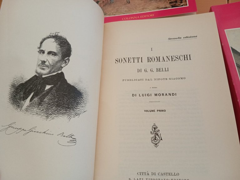 I sonetti, Giuseppe Gioacchno Belli, 5 volumi in cofanetto, Colonna