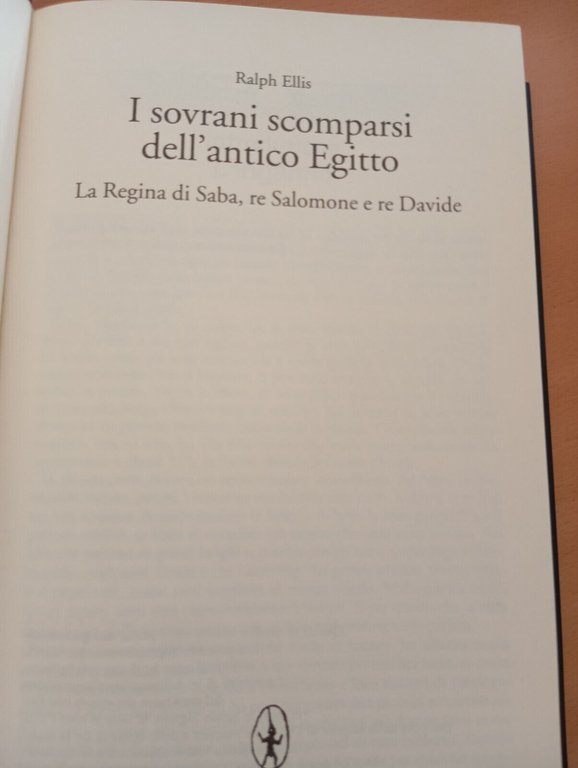 I sovrani scomparsi dell'antico Egitto, Ralph Ellis, Newton Compton, 2004