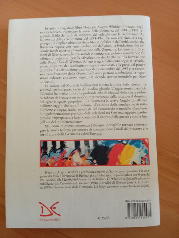 I tedeschi e la rivoluzione, Heinrich August Winkler Donzellli 2024 …