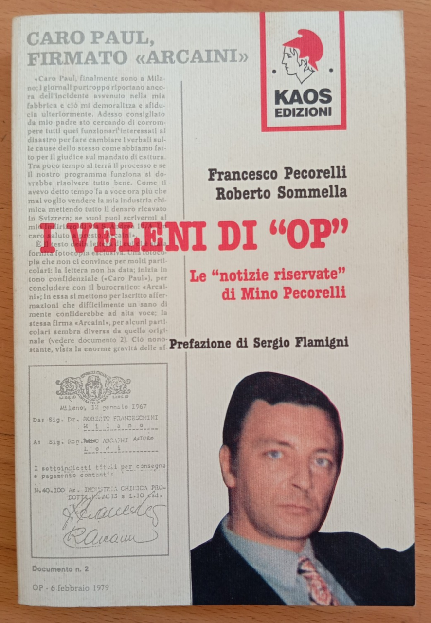 I veleni di "OP", F. Pecorelli - R. Sommella, Kaos … | Immagine principale