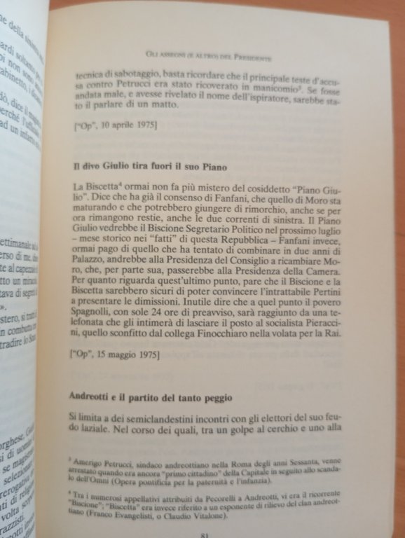 I veleni di "OP", F. Pecorelli - R. Sommella, Kaos … | Immagine Gallery 7