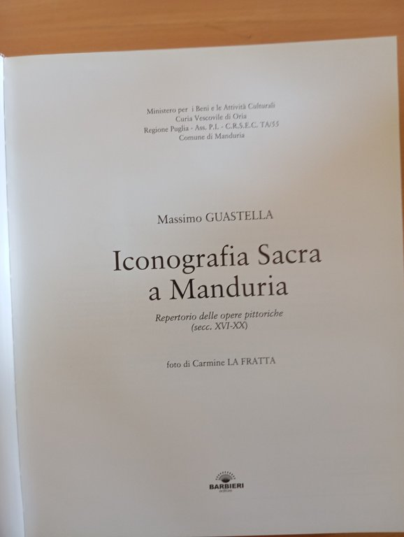 Iconografia Sacra a Manduria, M. Guastella - C. La Fratta, … | Immagine Gallery 9