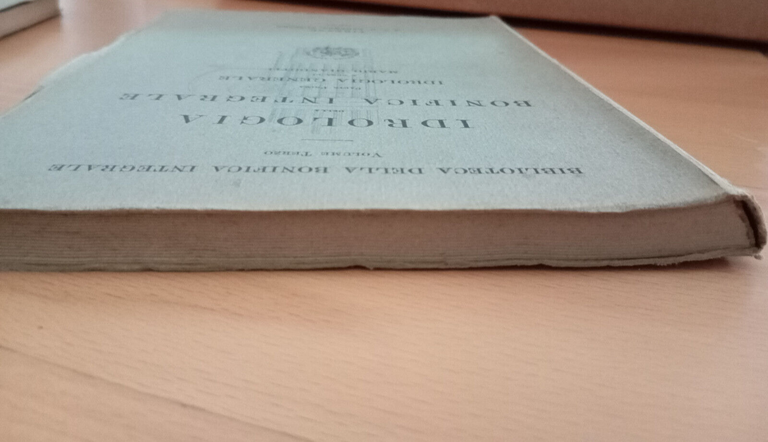 Idrologia della bonifica integrale Idrologia generale, Marco Giandotti, 1937