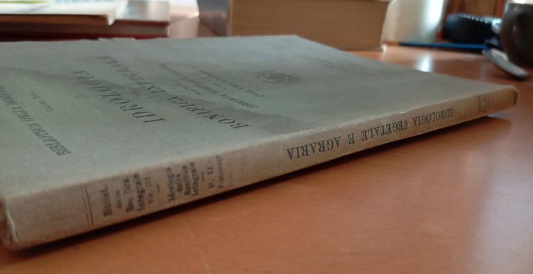 Idrologia vegetale e agraria Bonifica integrale, Barbera 1936, per collezionisti