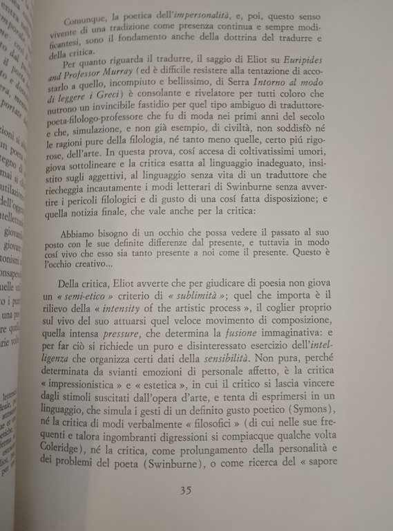 Il bosco sacro. Saggi di poesia e critica, T. S. …
