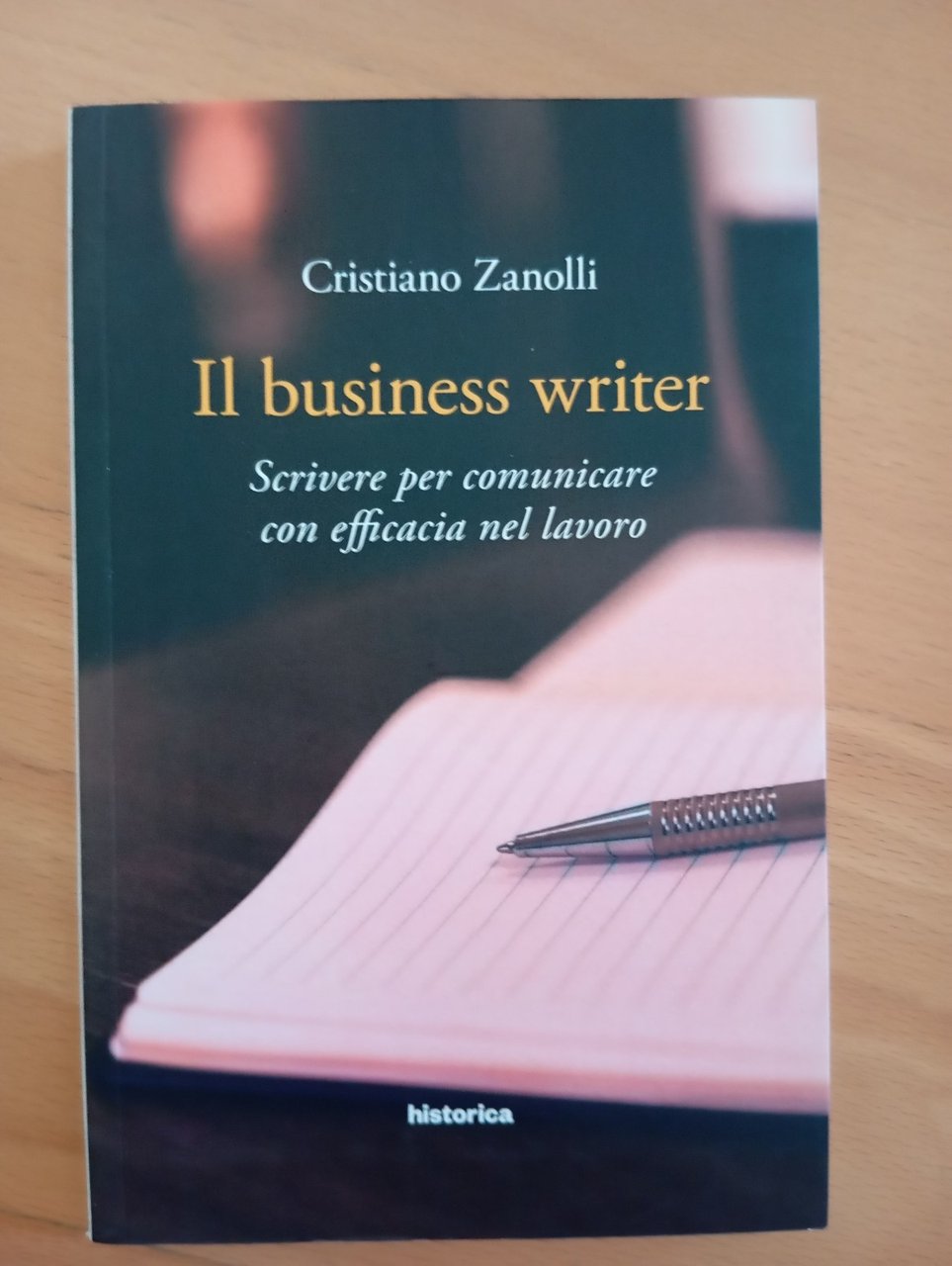 Il business writer, Cristiano Zanolli, Historica, 2017 | Immagine principale
