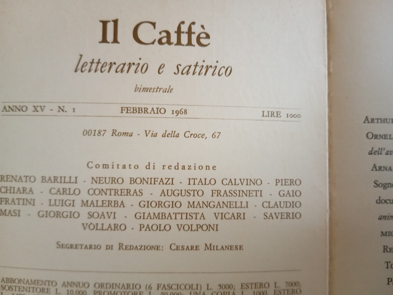 Il Caffé 1 Febbraio 1968, Arthur Adamov, Il signor Prudenzio | Immagine Gallery 5