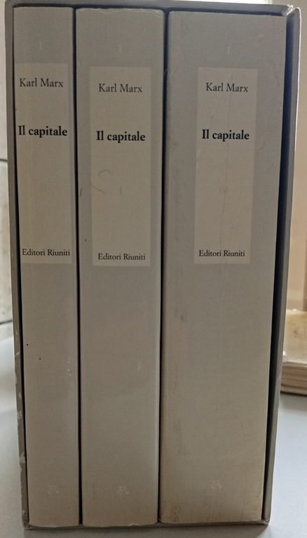 Il capitale, Karl Marx, 3 volumi in cofanetto, Editori Riuniti, …