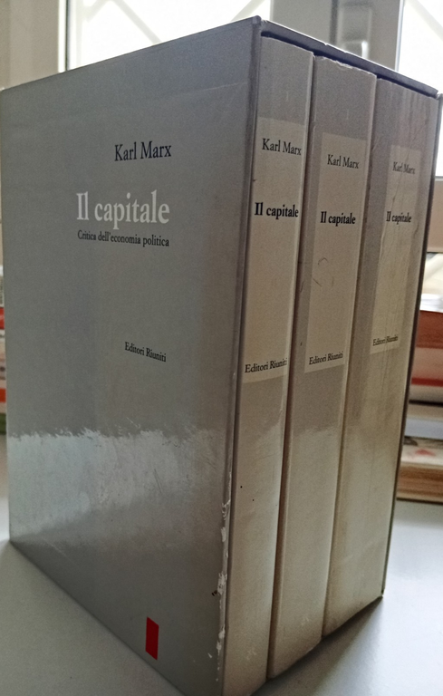 Il capitale, Karl Marx, 3 volumi in cofanetto, Editori Riuniti, …