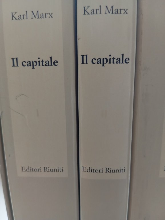 Il capitale, Karl Marx, 3 volumi in cofanetto, Editori Riuniti, …