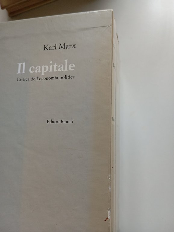 Il capitale, Karl Marx, 3 volumi in cofanetto, Editori Riuniti, …