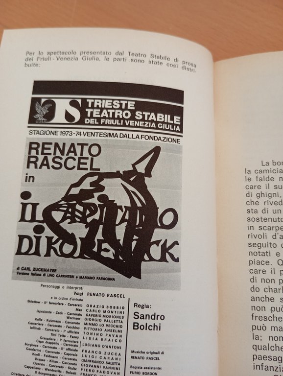 Il capitano di Kopenick, Carl Zuckmayer, Del Bianco editore