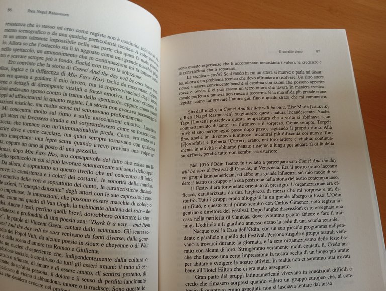 Il cavallo cieco, Iben Nagel Rasmussen, Bulzoni, 2006