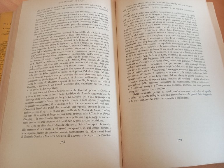 Il CID e i cantari di spagna, Sansoni, 1957