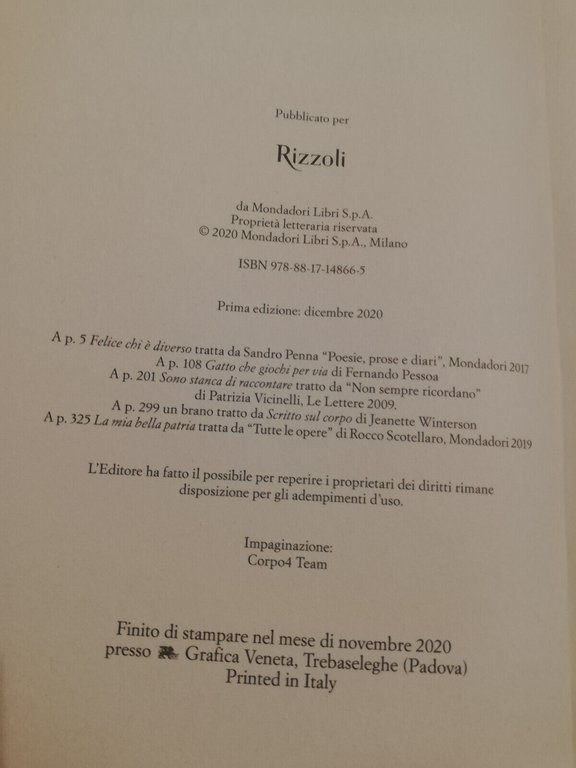 Il cielo stellato fa le fusa, Chiara Francini, 2020, Rizzoli