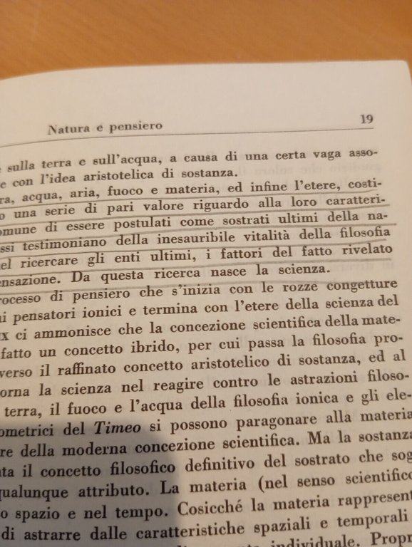 Il concetto della natura, Alfred Norh Whitehead, Einaudi, 1975