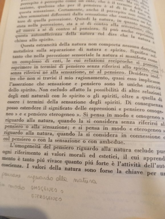 Il concetto della natura, Alfred Norh Whitehead, Einaudi, 1975