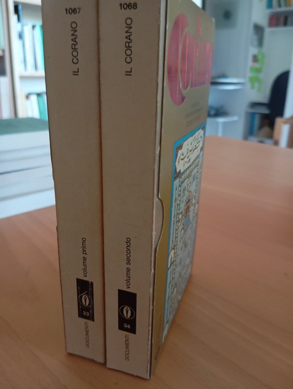 Il Corano, due volumi con cofanetto, Mondadori, 1980