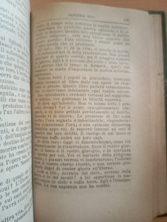 Il Corano, preceduto dalla Leggenda di Maometto, Giovanni Panzeri 1882 | Immagine Gallery 12