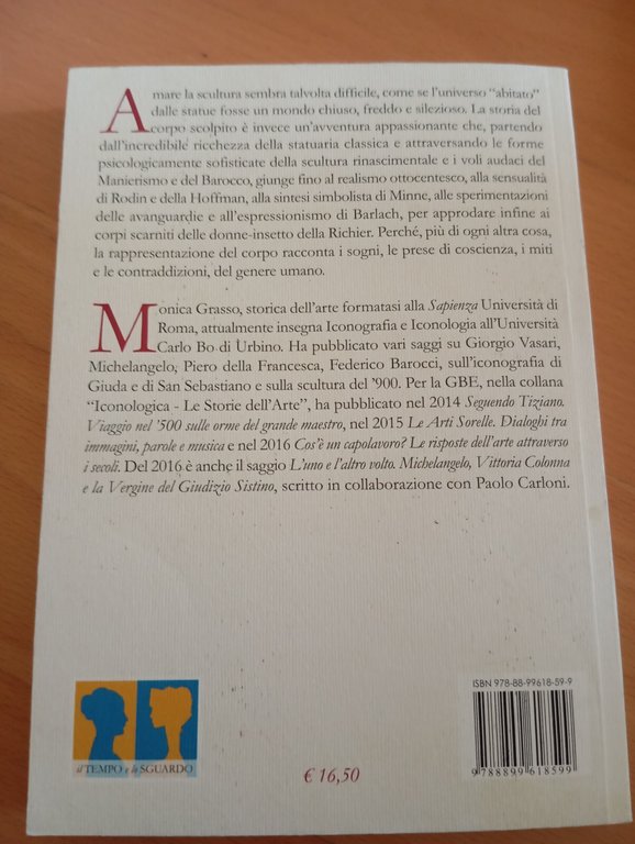 Il corpo scolpito, monica Grasso, GBE, 2018
