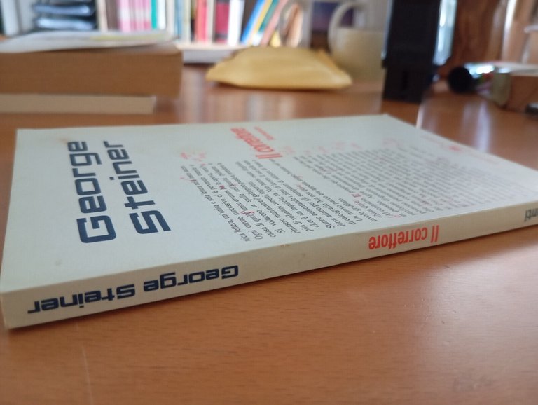 Il correttore, George Steiner, Garzanti, 1999