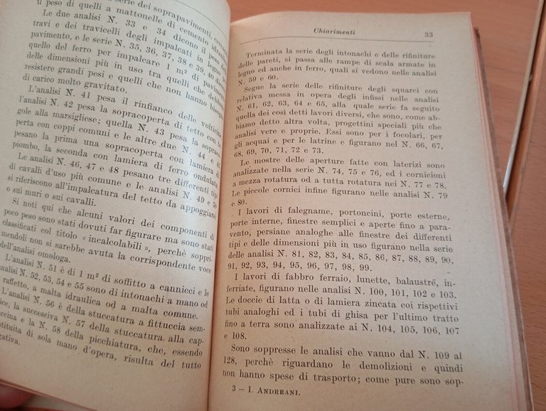 Il costo dei fabbricati moderni, Isidoro Andreani, Hoepli, 1297