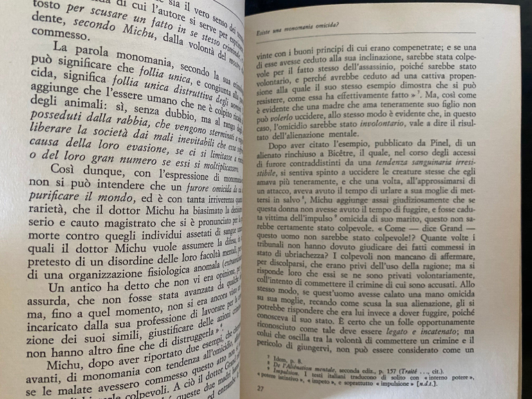 Il crimine e la colpa. Discussione sulla follia, E. J. …