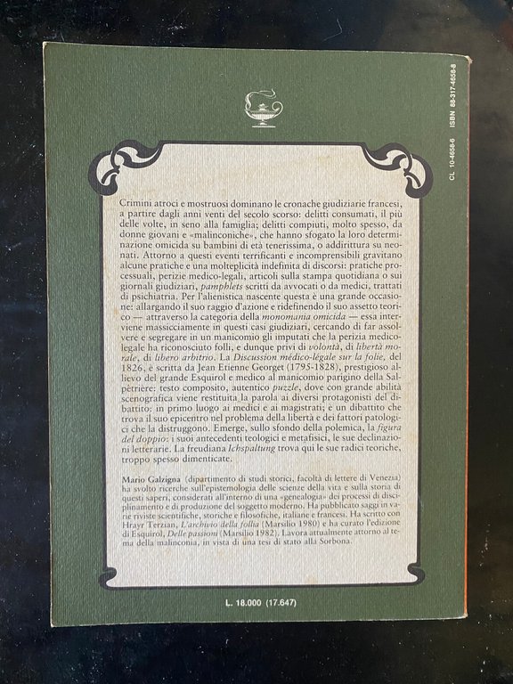 Il crimine e la colpa. Discussione sulla follia, E. J. … | Immagine Gallery 4