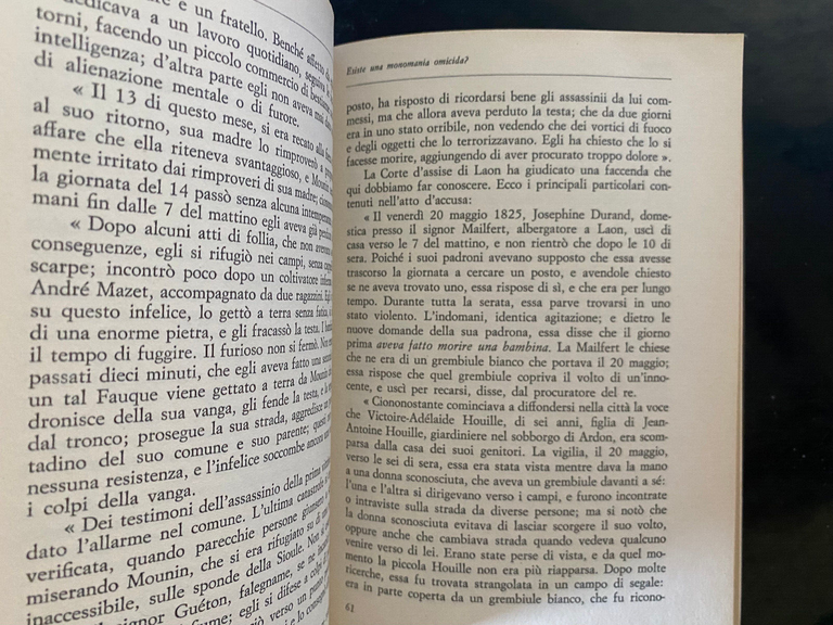 Il crimine e la colpa. Discussione sulla follia, E. J. …