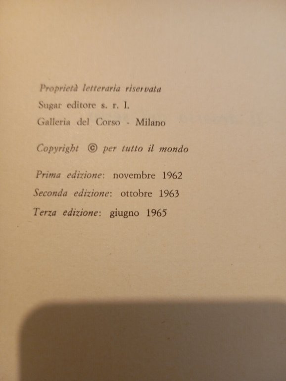 Il deserto del sesso, Leonida Rèpaci, Sugarco, 1965