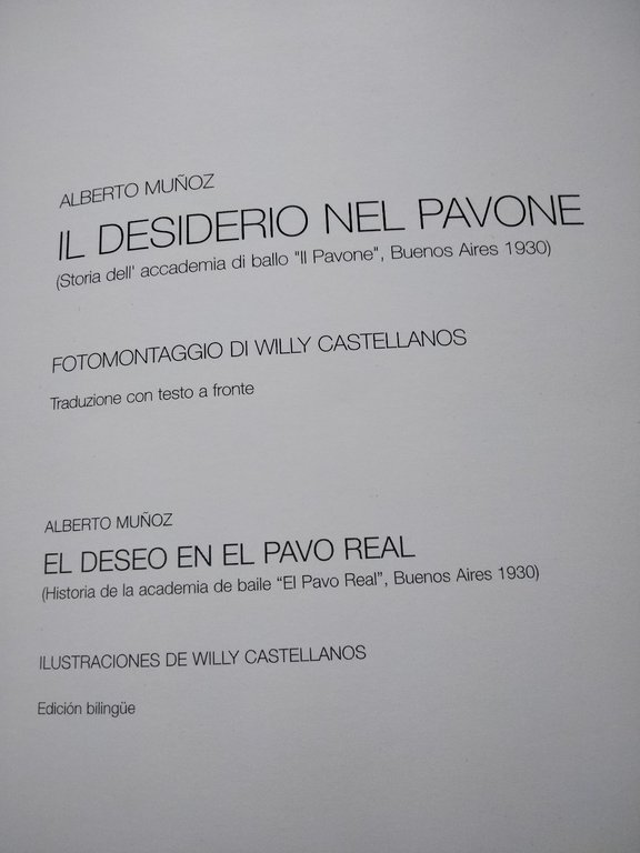 Il desiderio nel pavone, Alberto Munoz, Storia dell'accademia di ballo, … | Immagine Gallery 6