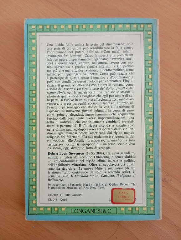 Il dinamitardo, Robert L. Stevenson, Longanesi, 1980 | Immagine Gallery 4