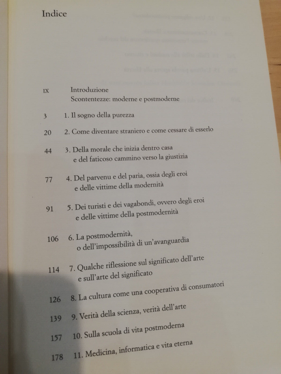 Il disagio della postmodernit, Zygmunt Bauman, Bruno Mondadori, 2002