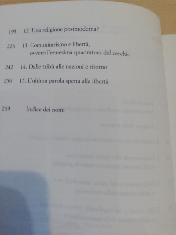 Il disagio della postmodernità, Zygmunt Bauman, Bruno Mondadori, 2002