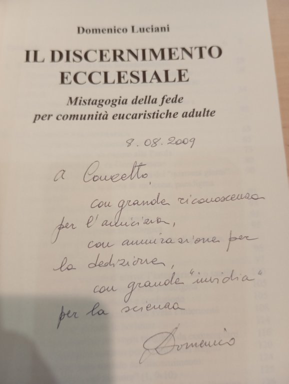 Il discernimento ecclesiale, Domenico Luciani, 2009 | Immagine Gallery 10