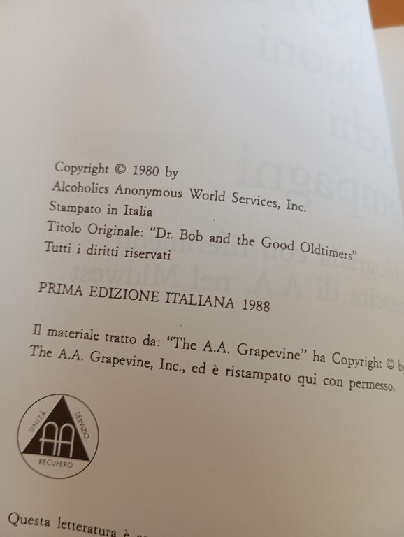 Il dott. Bob e i buoni vecchi compagni, Biogrfia A.A. …