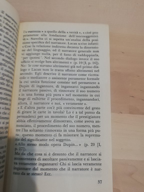 Il fattore della verit, Jacques Derrida, Adelphi, 1989