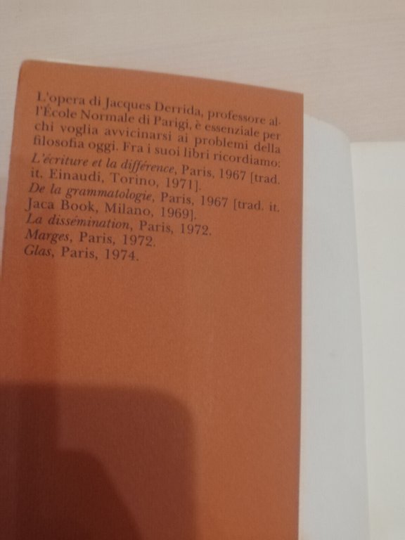 Il fattore della verit, Jacques Derrida, Adelphi, 1989