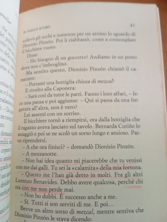 Il gallo d'oro, Rulfo, Einaudi, 2015, sottolineato | Immagine Gallery 10