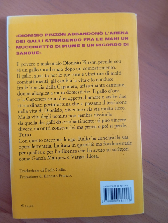 Il gallo d'oro, Rulfo, Einaudi, 2015, sottolineato | Immagine Gallery 4